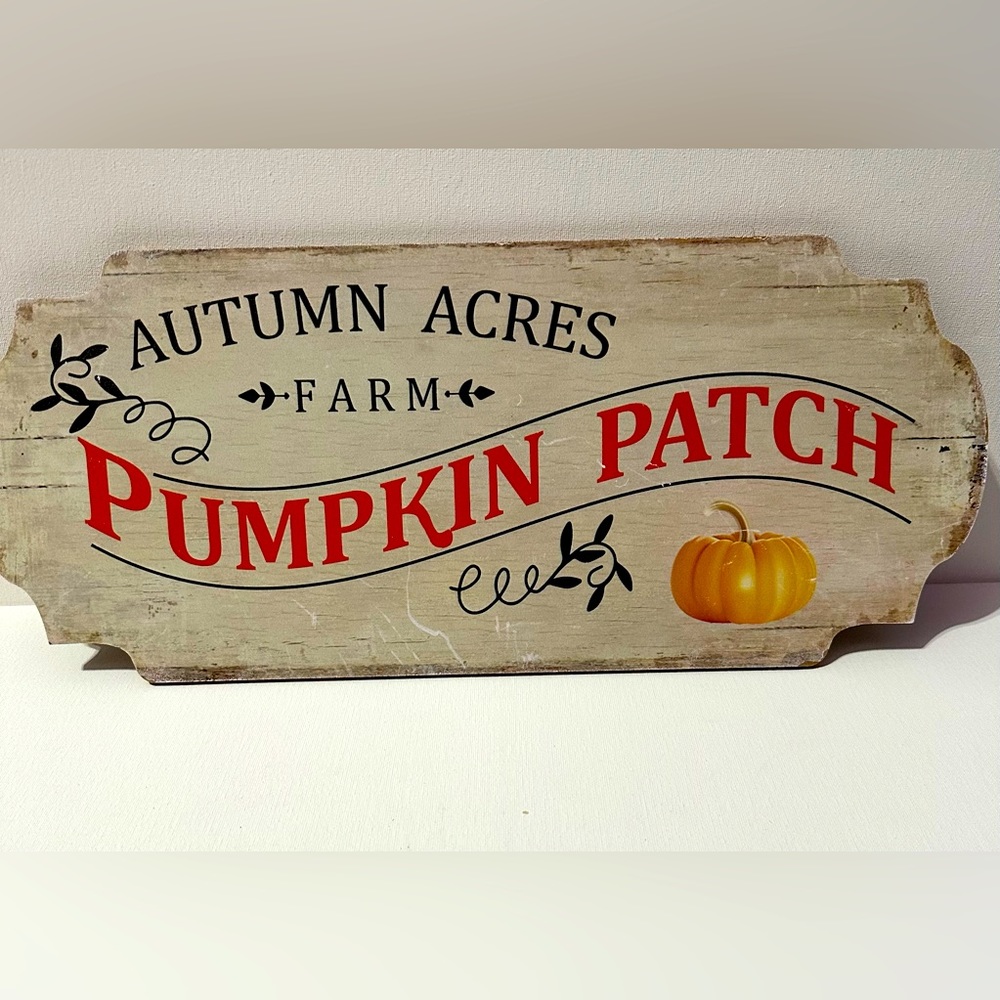 NWT- FALL PUMKIN PATCH SIGN!🍁🎃🍂